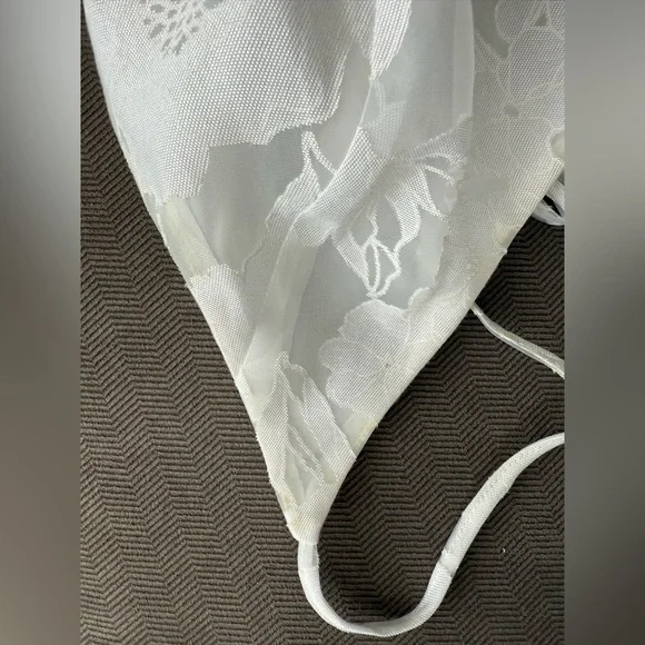 Lulus Feeling Like Forever White Jacquard Organza
Lace-Up Midi Dress - Picture 5 of 6